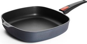 Woll Diamond Lite Gusspfanne, viereckig: abnehmbarer Stiel, Alle Herdarten inkl. Induktion, 28 x 28 cm, 6 cm hoch