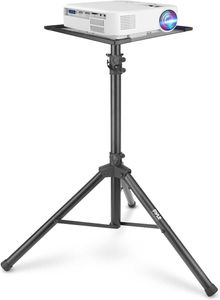 Pyle Laptop ständer Beamer Stativ, Projektor Ständer Höhen- und Winkelverstellbares Dreibein-Stativ - Laptop Stand Belastbar, Ideal für Bühnen Pyle Laptop ständer Beamer Stativ, Projektor Ständer Höhen- und Winkelverstellbares Dreibein-Stativ - Laptop Stand Belastbar, Ideal für Bühnen