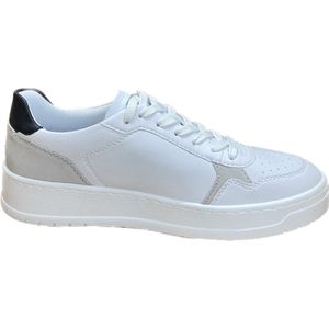 Rieker Sneaker - Weiß / Quarz / Schwarz Glattleder Größe: 44 Normal