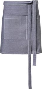 Canvas-Schürze B 75 x L 45cm, stonewashed graphit : graphit : 100% Baumwolle 290 g/m² (Canvas)