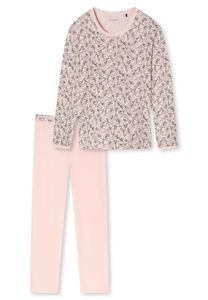 Schiesser dámské pyžamo 1/1 175544-523 barva: světle růžová vzorovaná - Family Gr. 46 dámské velikosti 46