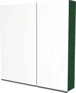 Spiegelschrank Devo Viva 2.0 links BxHxT 70x85x15 cm conifer green supermatt