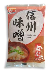 350g Aka Miso, dunkle japanische Miso-Paste Hanamaruki Misopaste dunkel für Misosuppe Sojabohnenpaste Miso-Suppenpaste, japanische Lebensmittel