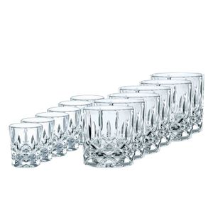 Nachtmann Noblesse Partyset 12er Set mit Longdrinkglas/Tumbler und Shotglas 102390