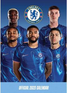 Chelsea FC - nástenný kalendár "2025", A3 BS4571 (jedna veľkosť) (modrá/biela)