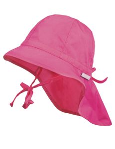 Maximo® Mädchen Sonnenhut mit Nackenschutz, Größe:53, Präzise Farbe:Pink