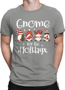 Wichtel Gnom Zwerg Holidays - Weihnachten Nikolaus Weihnachtsgeschenk Herren T-Shirt, Heather Grau, L