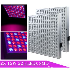 VINGO 2x LED Lampa Roślinna 15w Akcesoria Ogrodowe i Szklarniowe Zimowe Światło Roślinne Lampa Led Grow z Czerwono-Niebieskim Światłem do Wzrostu Roślin w Szklarni