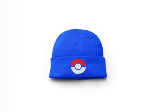 Dziecięce czapki zimowe Pokeball z serii Pokemon anime manga Kids Beanie Winter ma Pikachu