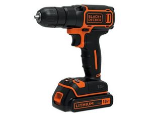 Black+Decker 18V 1X1.5Ah Bohrmaschine/Schrauber Bdcd18K Black+Decker 18V 1X1.5Ah Bohrmaschine/Schrauber Bdcd18K