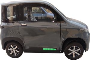 E-Kabinenroller Urban Hopper Twin Plus 4-Rad Mini für 2 Personen, 45 km/h, 4KW, Reichweite 85 km, Klimaanlage, Heckklappe, Farbe:Grau