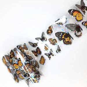 Nailart - Transferfolie Folie - transparent - Schmetterlinge - Butterfly - 1400-358
