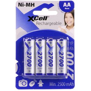 X-Cell Mignon AA-2700mA Blister Pack ( 4 Akkus )