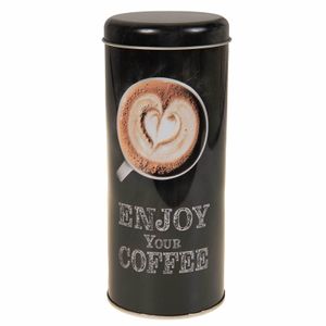 SIDCO Kaffeepaddose Vorratsdose Kaffeepads Kaffeespender Paddose Kaffeebox Metalldose