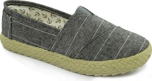 ESPARGATAS Damen Espadrilles mit rutschfester Sohle bequem schuhe strand/schwimmbad/stadt grau 36 EU - UECOOLL