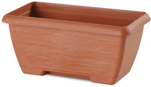 PLASTECNIC S.p.a. Truhlík TERRAE MINI s podmiskou terra 32 cm 12 cm 10 cm