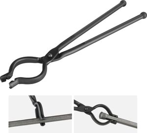 VEVOR kováčske kliešte, 461 x 68 x 18 mm V-bitové kováčske kliešte 96 ± 5° maximálny uhol čeľustí, V-bitové kliešte z uhlíkovej ocele, max. hrúbka čeľustí 8,8 mm, kováčske kliešte s predĺženou rukoväťou, kováčske kliešte s predĺženou rukoväťou. Hrúbka čeľustí, kováčske kliešte s predĺženou rukoväťou