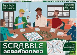 Mattel Games GTJ27 Scrabble Wortgefecht KreuzwortrtselBrettspiel fr Spieler und Spielerinnen ab 10 Jahren