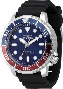 Invicta Pro Diver 47222 Herren uhr - Wasserdicht - Analog - Quarzuhrwerk - Edelstahl mit blauen zifferblat - 48mm Invicta Pro Diver 47222 Herren uhr - Wasserdicht - Analog - Quarzuhrwerk - Edelstahl mit blauen zifferblat - 48mm