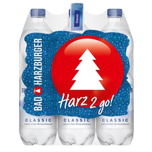 Bad Harzburger Classic Mineralwasser PET (6 x 1,0L)