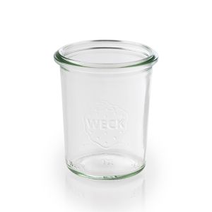 APS 12 Original WECK Gläser, Ø 6 cm, H: 8 cm, Sturzform ohne Deckel, Einmachglas, Dekoglas, Dessertglas,Vorratsglas, spülmaschinengeeignet, Volumen 160 ml