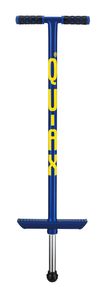 Qu-Ax Pogo-Stick, Blau, L: 98 cm, bis 50 kg
