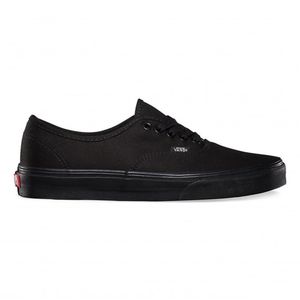 Vans - Authentic  BKA Mono Black Low Sneaker Canvas Skate Vans Original Schwarz