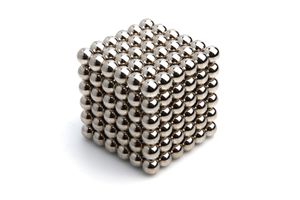 216 Stück Neodym Kugeln-Magnet 6 mm Ø Silbern - Puzzle