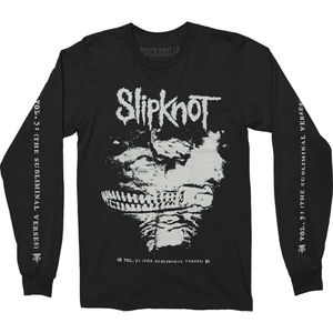 Slipknot - "Subliminal Verses" T-Shirt für Herren/Damen Unisex Langärmlig RO482 (XXL) (Schwarz)