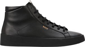 Hugo Boss Schwarz Leder Herren Sneaker für stilvolle Männer - EU42/US9