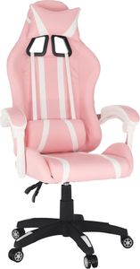 Kondela Herné kreslo Pinky - ružová / biela
