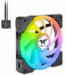 Thermaltake SWAFAN EX12 ARGB - Premium Edition - Ventilátor do skrine - 120 mm - čierny (balenie 3 ks)