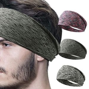 3 Stück Sport Stirnbänder rutschfest Kopfbänder Elastische Haarbänder Schweißband für Laufen, Yoga, Radfahren 02