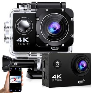 HDeye 4K HD vodotesná športová kamera actioncam - na bicykel, lyže, snowboard + držiaky