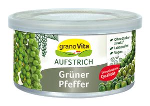 granoVita Veganer Brotaufstrich Grüner Pfeffer - 125g
