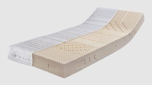 Ravensberger 7 Zonen Komfort Latexmatratze Latex, Matratze aus 85% Natur mit Baumwoll-Doppeltuch-Bezug 140 x 200 cm