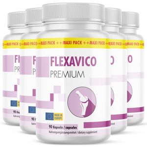 Flexavico Gelenkkapseln - Nahrungsergänzungsmittel - 90 Kapseln im Maxipack 5x