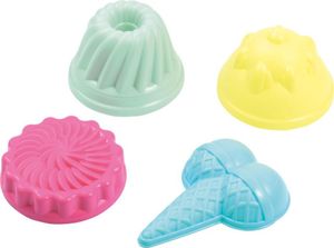 Ecoiffier Sandförmchen 4er Pack / Sandspielset Kin