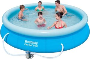 Bestway Aufblasbares Schwimmbad Fast Set mit Kartuschenfilterung 3,66 x 0,76 m 57274