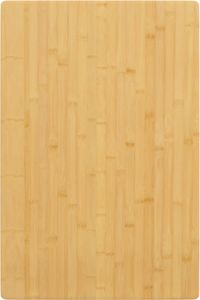 Tischplatte 60x100x1,5 cm Bambus
