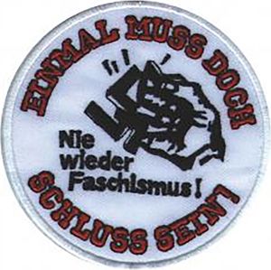 Einmal muss doch Schluß sein - Aufnäher