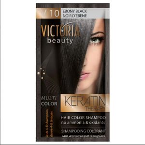 Victoria Beauty - Haar Farbe V10 Ebenholz Schwarz 40 ml