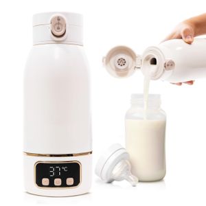 Flaschenwärmer Baby Unterwegs, Tragbarer Flaschenwärmer Baby, Ultraschnelles Aufladen, Perfekt Für Die Nacht, Pasteurisierungsfunktion