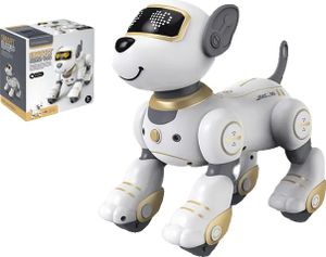 Spielzeug-Roboterhund, Fernbedienung, Stunt-Gehen, Roboterhund Goldon Spielzeug-Roboterhund, Fernbedienung, Stunt-Gehen, Roboterhund Goldon
