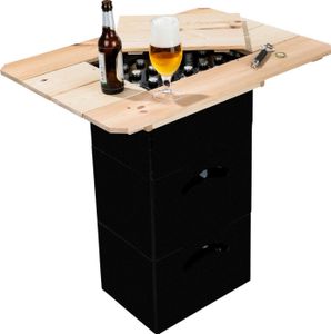 Bierkasten Holztisch Bartisch Tischaufsatz