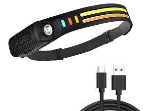 Bailong 08353 LED Čelovka COB, XPE, čierna
