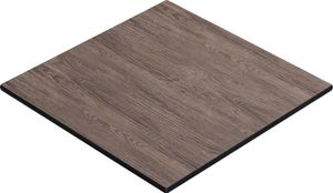 COMPACT | Gastro HPL Tischplatte | B:T 70 x 70 cm | Light Wenge | Quadratisch | Gastro HPL Tischplatte