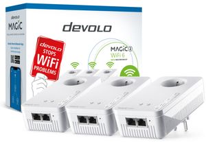 Devolo Magic 2 WiFi 6, 2400 Mbit/s, IEEE 802.11k, IEEE 802.11r, IEEE 802.11v, IEEE 802.3ab, IEEE 802.3az, IEEE 802.3u, IEEE 802.3x, Gigabit Ethernet, 10,100,1000 Mbit/s, Wi-Fi 6 (802.11ax), 802.11a, 802.11b, 802.11g, Wi-Fi 4 (802.11n), Wi-Fi 5 (802.11ac), Wi-Fi 6 (802.11ax)