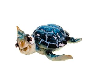 Formano 2er Set Dekofigur Schildkröte Harry - Polyresin 14 cm