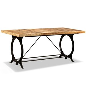 vidaXL Jídelní stůl hrubé mangové dřevo masiv 180 cm